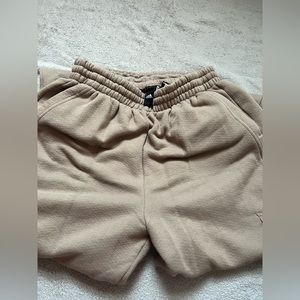 Khaki fleece cargo size small by adidas’s